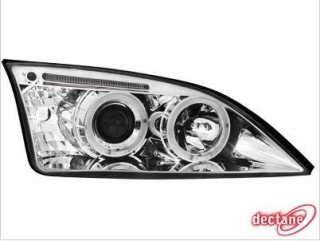 FORD MONDEO MK3 - Přední světla Angel Eyes - Chromové