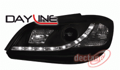 Opel Zafira 99-05 Přední světla Devil eyes s LED svícením Black