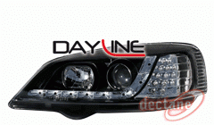 Opel Astra G Přední světla DEVIL EYES s denním svícením Black