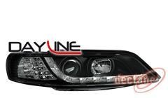 Opel Vectra B 99- 01 Přední světla DEVIL EYES s LED svícením Black