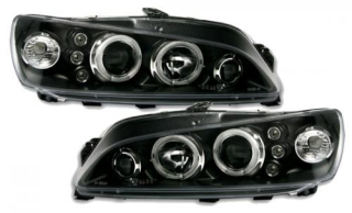 Peugeot 306 97-01 Přední světla provedení Black JUNYAN
