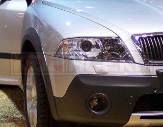 Škoda Octavia II - Přední světla original vzhled