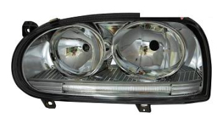 Přední Lampy VW Golf III Provedení chrom V look