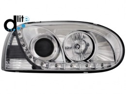 VW Golf III - Přední čirá světla s denním svícením R87