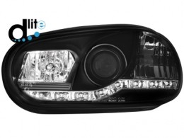 VW Golf IV 98-02 - Přední čirá světla s denním svícením R87