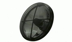 Přední lampy VW Golf I / II Black Chrom kříž - dálková světla