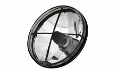 Přední lampy VW Golf I / II Chrom - dálková světla