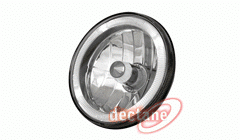 Přední lampy VW Golf I / II Chrom Angeleyes - dálková světla