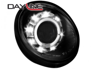 VW Lupo 99-05 - Přední lampy černé