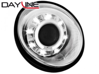 VW Lupo 99-05 - Přední lampy chrom