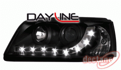 Přední světla VW T 5 Devil eyes s LED denním svícením Optik Black