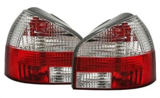 Audi A3 8L - Zadní světla Crystal Red - Chrom