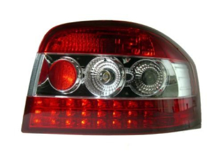Audi A3 8P Zadní světla LED Červená