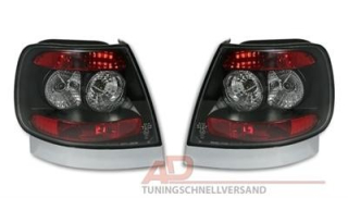 Audi A4 95-98 - zadní čiré lampy ČERNÉ