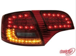 AUDI A4 B7 Avant - Zadní čirá světla LEDKOVÉ - Červené