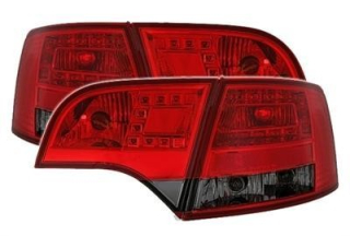 AUDI A4 B7 Avant - Zadní světla Ledkové - Červené/Kouřové