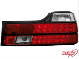 BMW E32 Zadní světla LED Červeno / Čiré