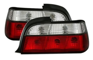 Zadní světla BMW 3 E36 Coupé červeno/bílé