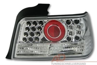 BMW 3 E36 Limusína Zadní světla LED provedení Chrom