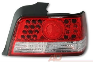BMW E36 Limusina Zadní světla LED provedení Červené