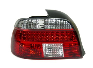 BMW E39 Zadní světla LED provedení Červené-chrom