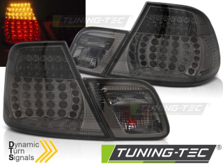 ZADNÍ SVĚTLA BMW E46 COUPE, 1999-2003 KOUŘOVÁ, S LED DYNAMICKÝM BLINKREM
