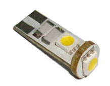 LED žárovka 12V T10, 3LED/3SMD