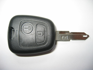 Klíč Peugeot 433Mhz, 2-tlačítkový