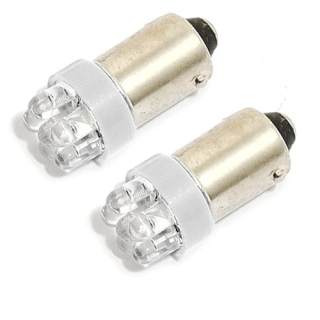 Žárovka 6LED 12V Ba9s bílá 2ks