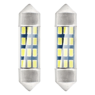 LED žárovky 12V sufit 12x SMD 12V 36mm 2 KS