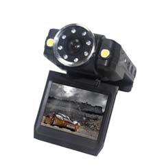 HD kamera + 2" LCD monitor pro záznam obrazu, přisvícení IR+LED