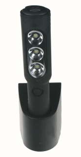 TOP LED lampa 3x1w +1w/aku