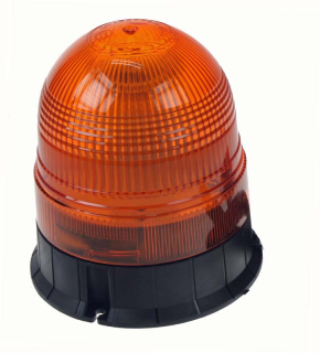 Zábleskový LED maják, 12V, oranžový, homologace