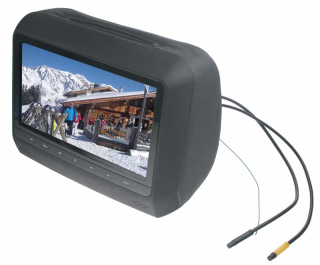DVD/SD/USB + 9" LCD černá opěrka