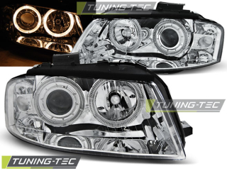 Audi A3 8P 05.03-03.08 Angel Eyes Chrome