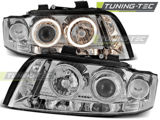 Audi A4 10.00-10.04 Angel Eyes Chrome