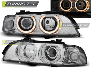 BMW E39 09.95-06.03 Angel Eyes D2S/H7 Chrome