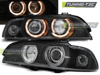 BMW E39 09.95-06.03 Angel Eyes H7/H7 Black