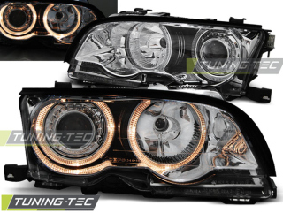 BMW E46 09.01-03.03 Coupe Cabrio Angel Eyes Chrome