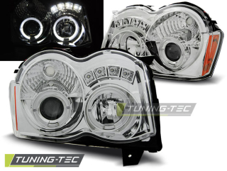 Chrysler Jeep Grand Cherokee 08-10 Angel Eyes Chrome