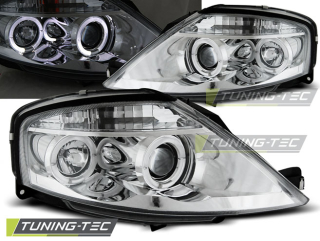 PŘEDNÍ SVĚTLA CITROEN C3, 2002-2009, ANGEL EYES, CHROM