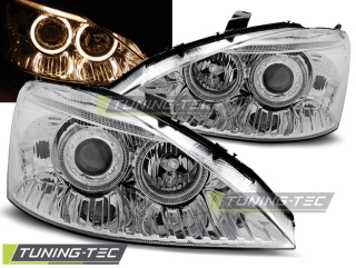 Ford Focus 10.98-10.01 Angel Eyes Chrome
