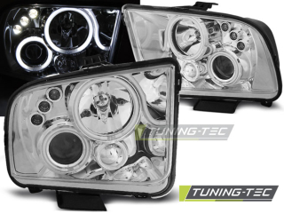 Ford Mustang 04-09 Angel Eyes Chrome