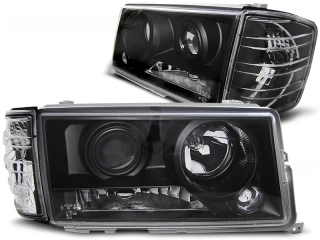 Přední světla Mercedes W201/190, 1982-1993, černá black