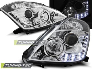 PŘEDNÍ SVĚTLA NISSAN 350Z, 2003-2008, LED DAYLIGHT, CHROM, XENON D2S