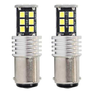 LED ŽÁROVKY BAY15D - 15 SMD LED BÍLÉ, 2 KS