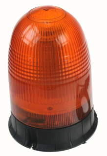 Zábleskový LED maják, 12V, oranžový magnet, homologace